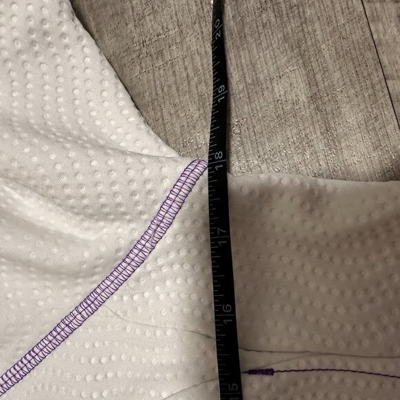 Vintage Salomon White & Purple Zip Up Lightweight Sweatshirt in Women's Medium - Picture 5 of 6